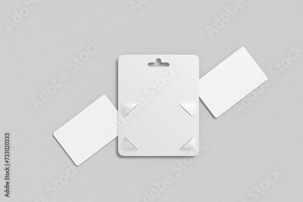 Obraz Gift card with gray background