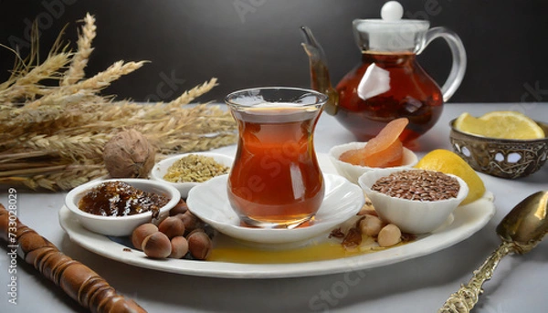 Fototapeta miexed breakfast