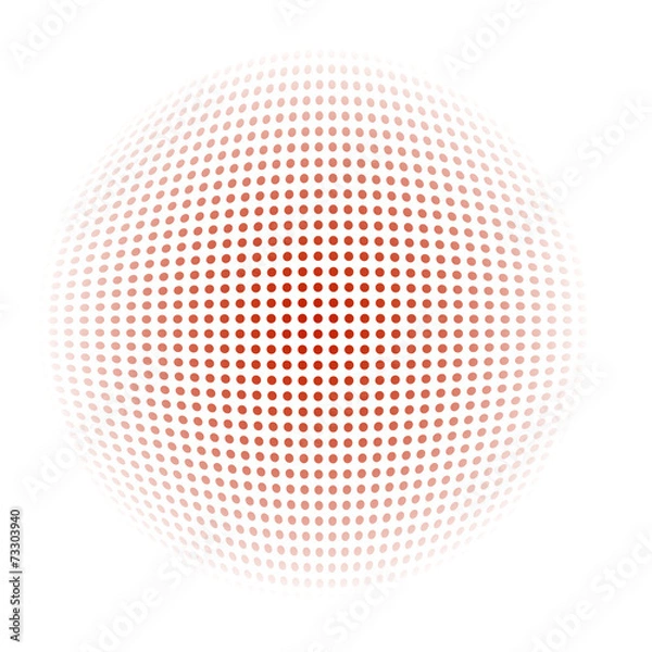 Obraz Dotted background, vector.