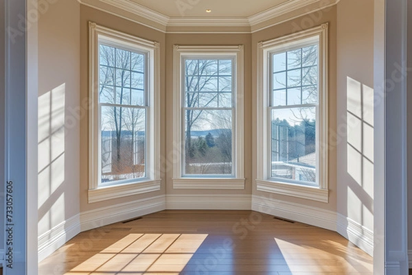 Obraz Double Hung Bay Windows