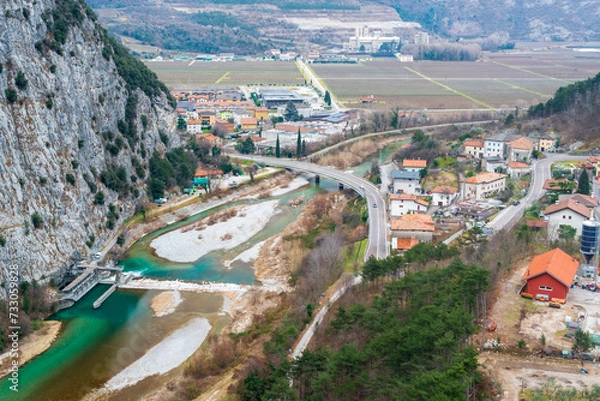 Obraz Sarche e gola del Limarò