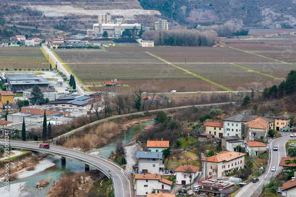 Obraz Sarche e gola del Limarò