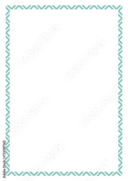 Obraz Vector frame for your text, photos or invitations, border frame design template. Elegant frame for certificate, diploma, voucher. vector frame with a ribbon 