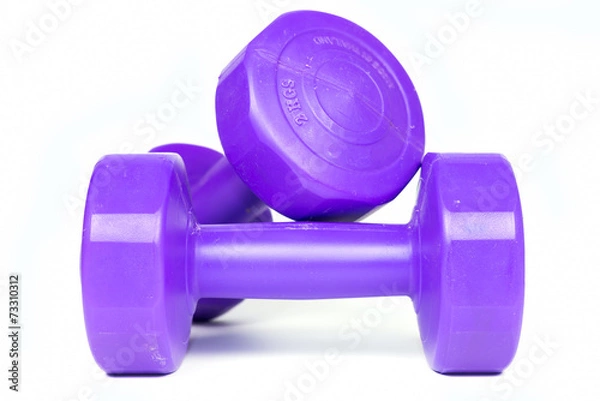 Obraz Two of dumbbells Isolated