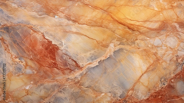 Fototapeta Marble texture in autumn colors repeating