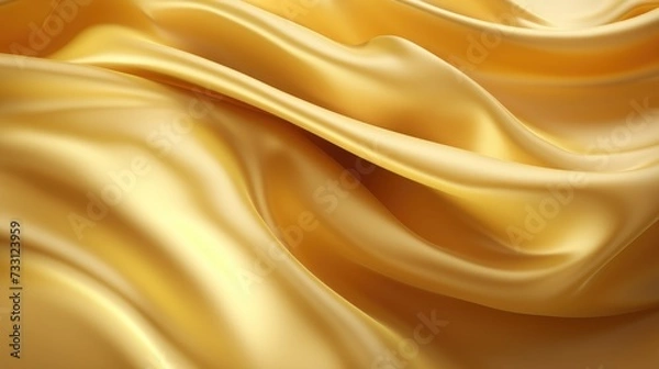 Obraz gold silk satin fabric abstract background