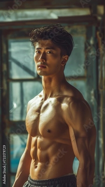 Obraz 피트니스 모델, 남성 피트니스 모델, 남성 모델, 헬스 모델