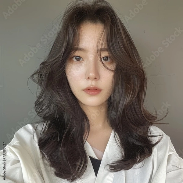 Obraz 남성 헤어 모델, 짧은 머리 모델, 여성 헤어 모델, 여성 모델, 청순한 모델, 여성 청순한 모델, 여성 모