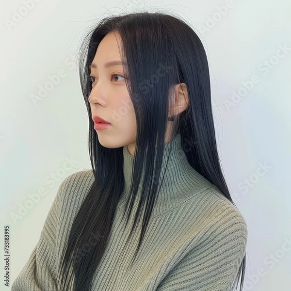 Obraz 남성 헤어 모델, 짧은 머리 모델, 여성 헤어 모델, 여성 모델, 청순한 모델, 여성 청순한 모델, 여성 모