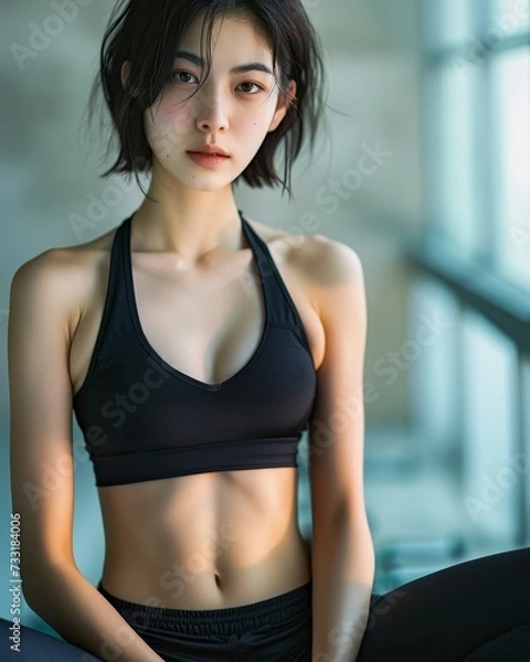 Obraz 남성 헤어 모델, 짧은 머리 모델, 여성 헤어 모델, 여성 모델, 청순한 모델, 여성 청순한 모델, 여성 모