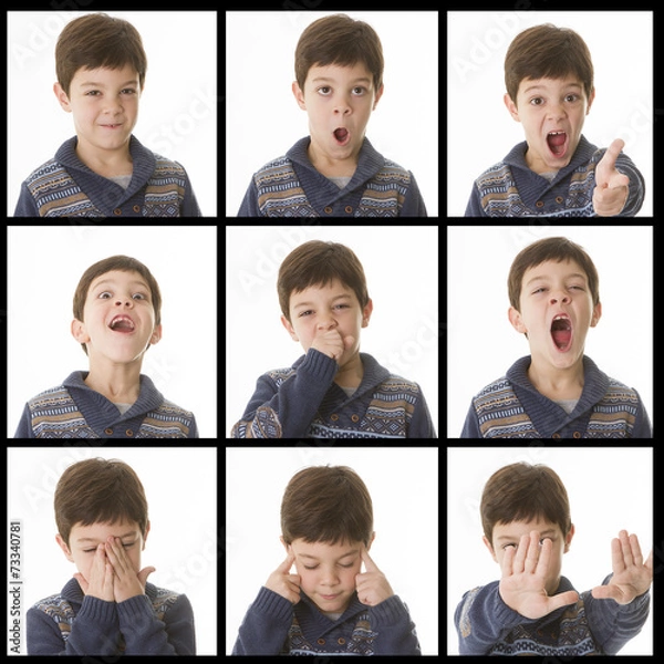 Obraz expresive children