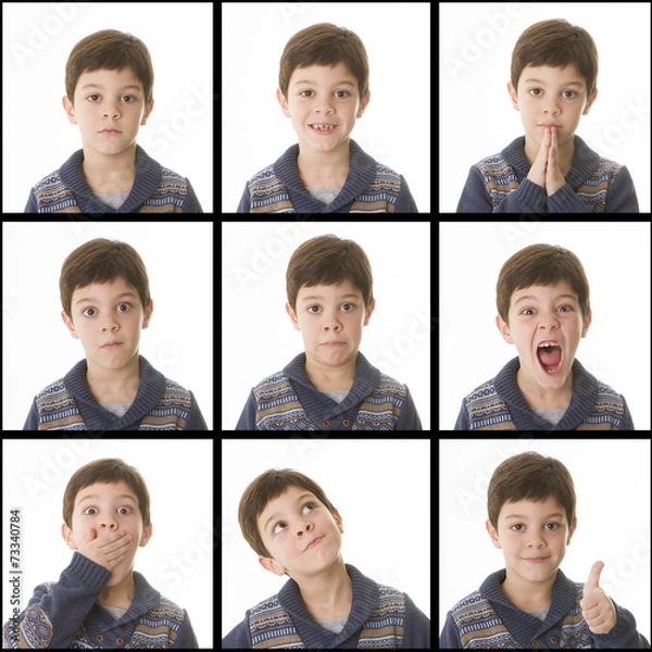 Obraz expresive children