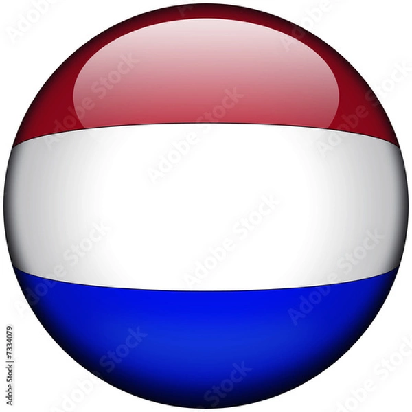 Fototapeta Drapeau Pays-bas 3D