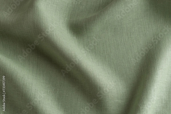 Obraz Pale green linen tissue background