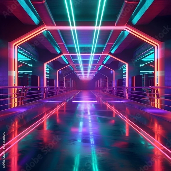 Obraz Colorful Game Design Background