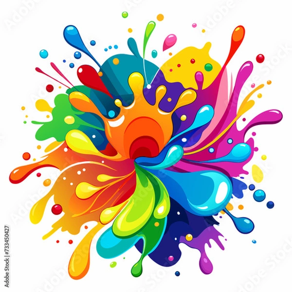 Obraz abstract colorful background	