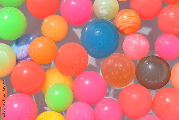 Fototapeta カラフルなスーパーボール