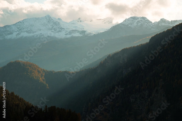 Obraz mountains in the morning