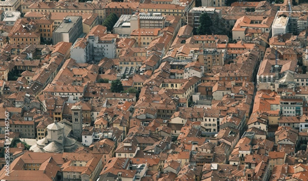 Obraz aerial view of Como