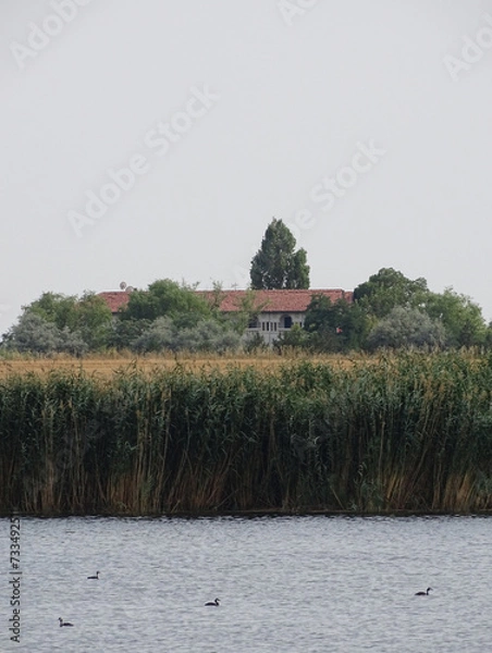 Obraz old house on the river