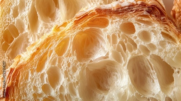 Fototapeta Pastry breakfast bakery bun concept. Banner background design