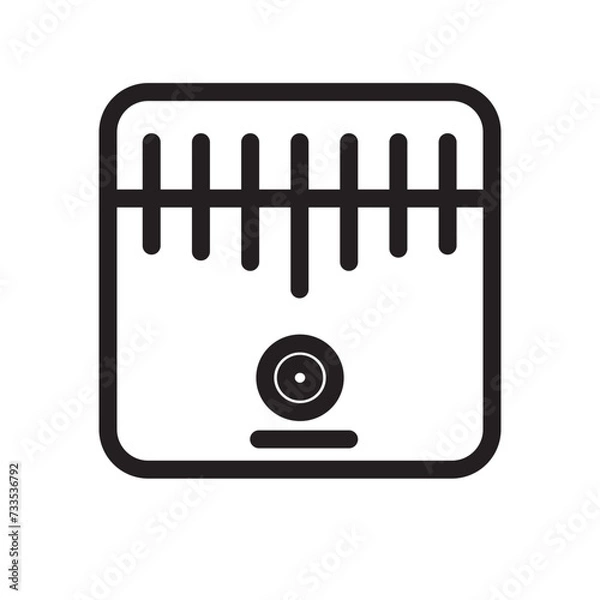 Fototapeta illustration of a scale