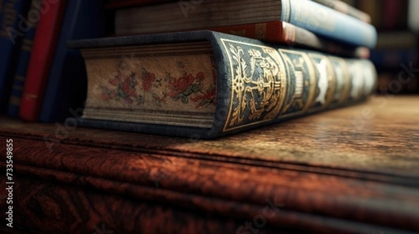 Obraz Bookend close-up, Hyper Real