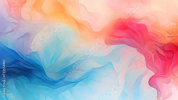 Fototapeta Beautiful abstract artistic colorful pattern background
