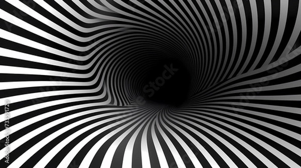 Fototapeta Optical illusion, charming abstract pattern background