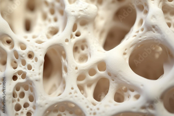 Obraz Macro view of bone structure