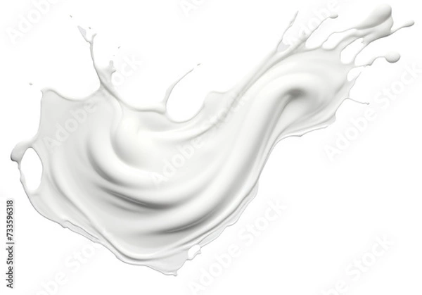 Obraz Splash milk Isolated on a transparent background
