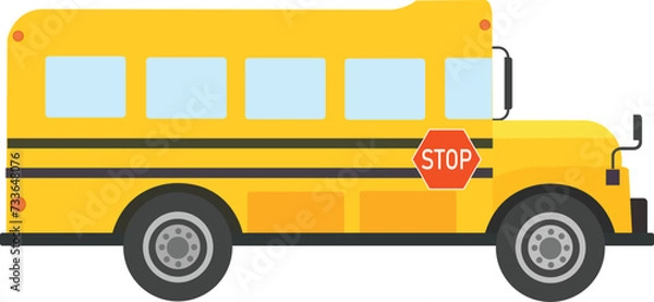 Obraz School bus illustration