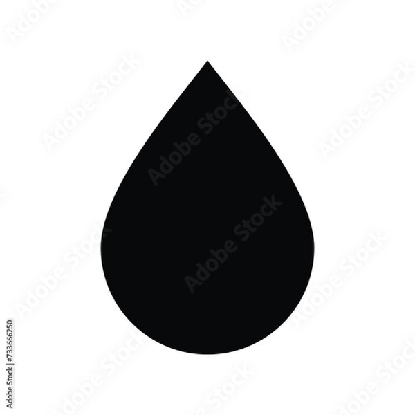 Obraz water drop Logo Template