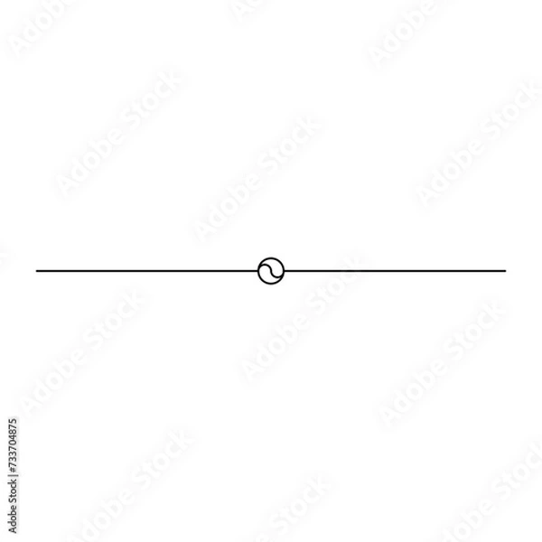 Obraz Minimal Line, Decorative frame elements