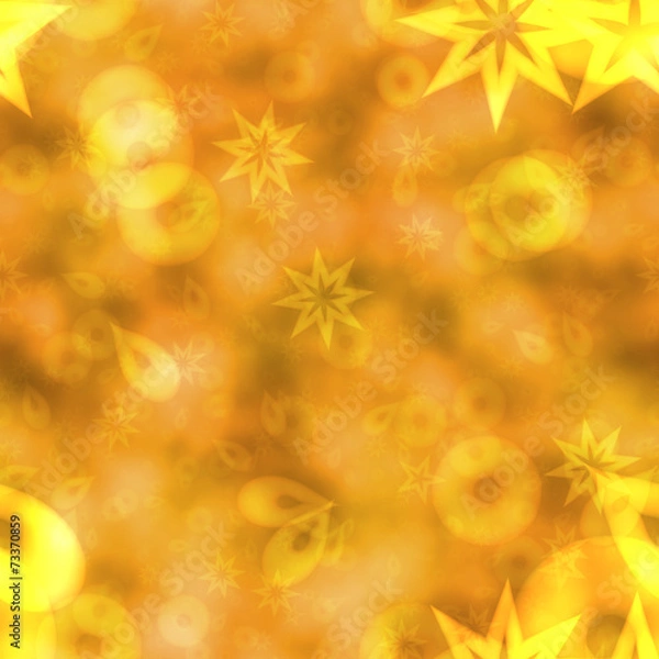 Obraz Abstract bokeh background in yellow spectrum