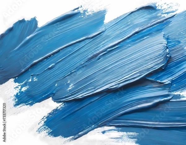 Fototapeta Pennellate dinamiche in colori vivaci su sfondo neutro

