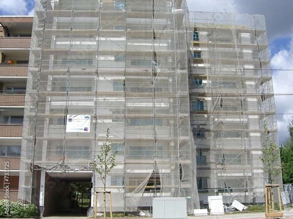 Fototapeta baugerüst (5)