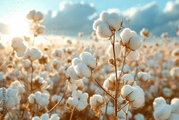 Obraz cotton in the field