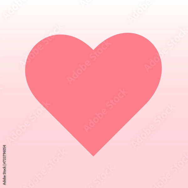 Obraz heart illustrations, Love symbol icon set, love symbol vector.