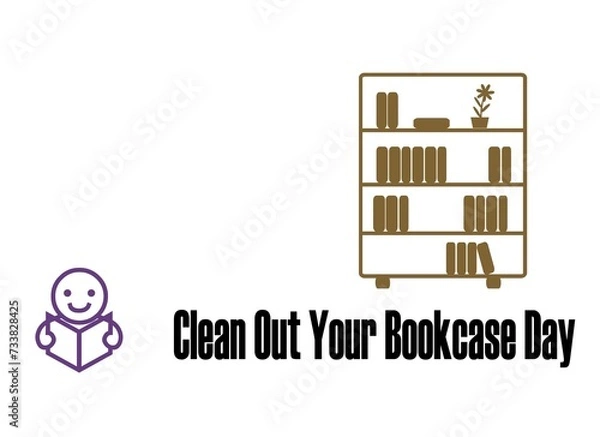Obraz National clean out your bookcase day 