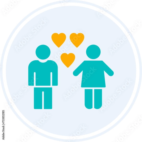 Fototapeta Relation Icon