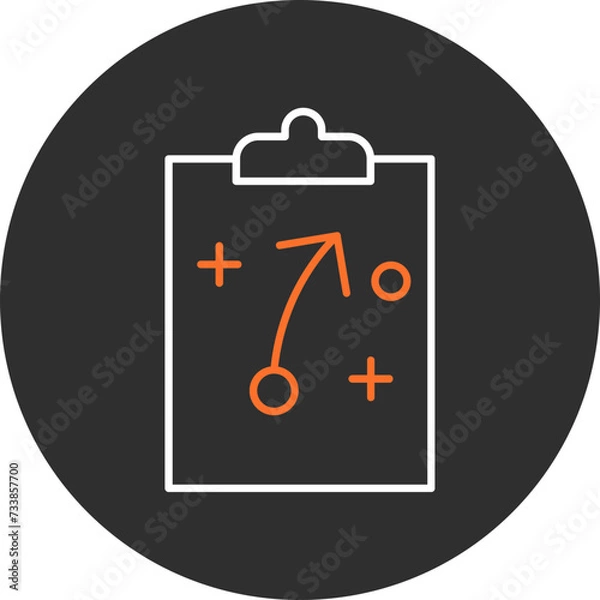 Fototapeta Strategy Icon