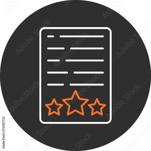Fototapeta Assessment Icon