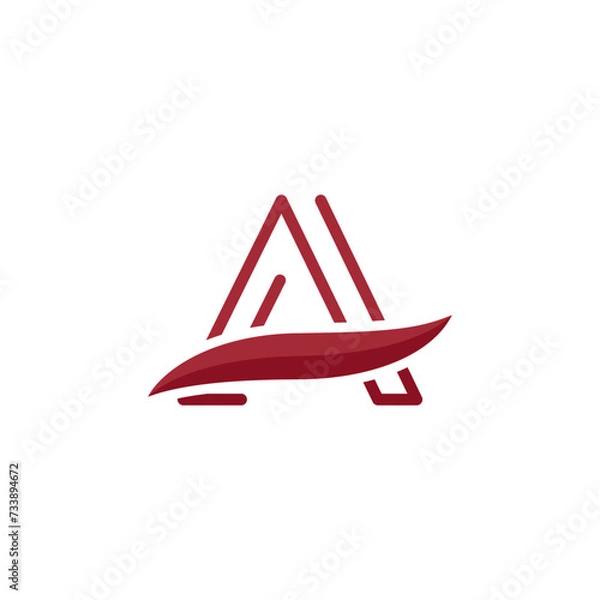 Fototapeta A logo simple design concept