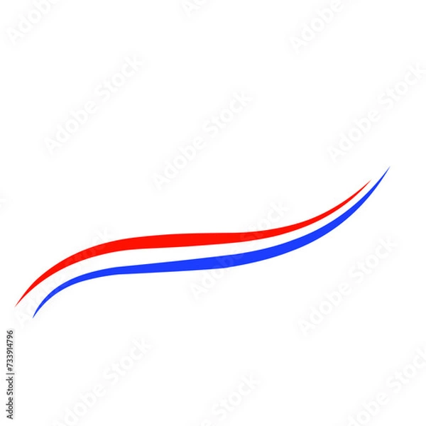 Fototapeta Simple Modern Waves 