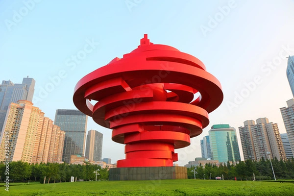 Obraz Town Square (qingdao china)