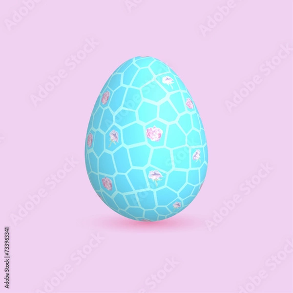 Obraz easter egg with pattern