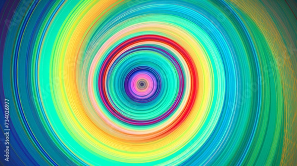 Fototapeta Abstract optical illusion pattern seamless background