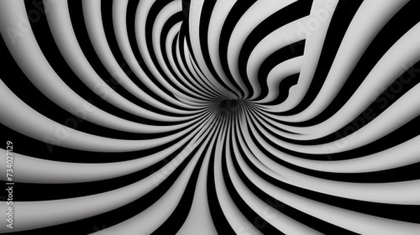 Fototapeta Abstract optical illusion pattern seamless background