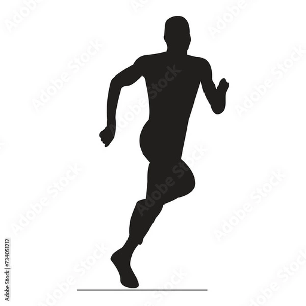 Obraz Power man icon vector illustration eps 